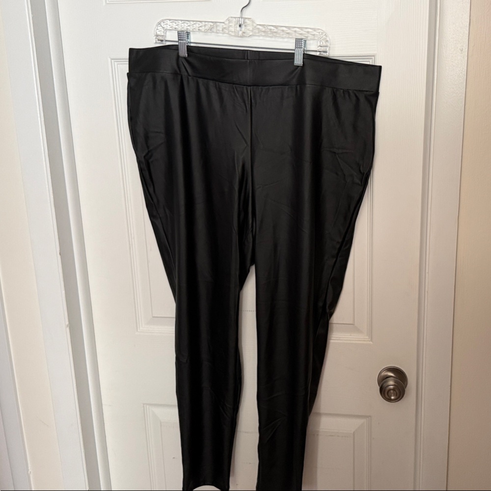 Torrid Black Women's Pleather Leggings